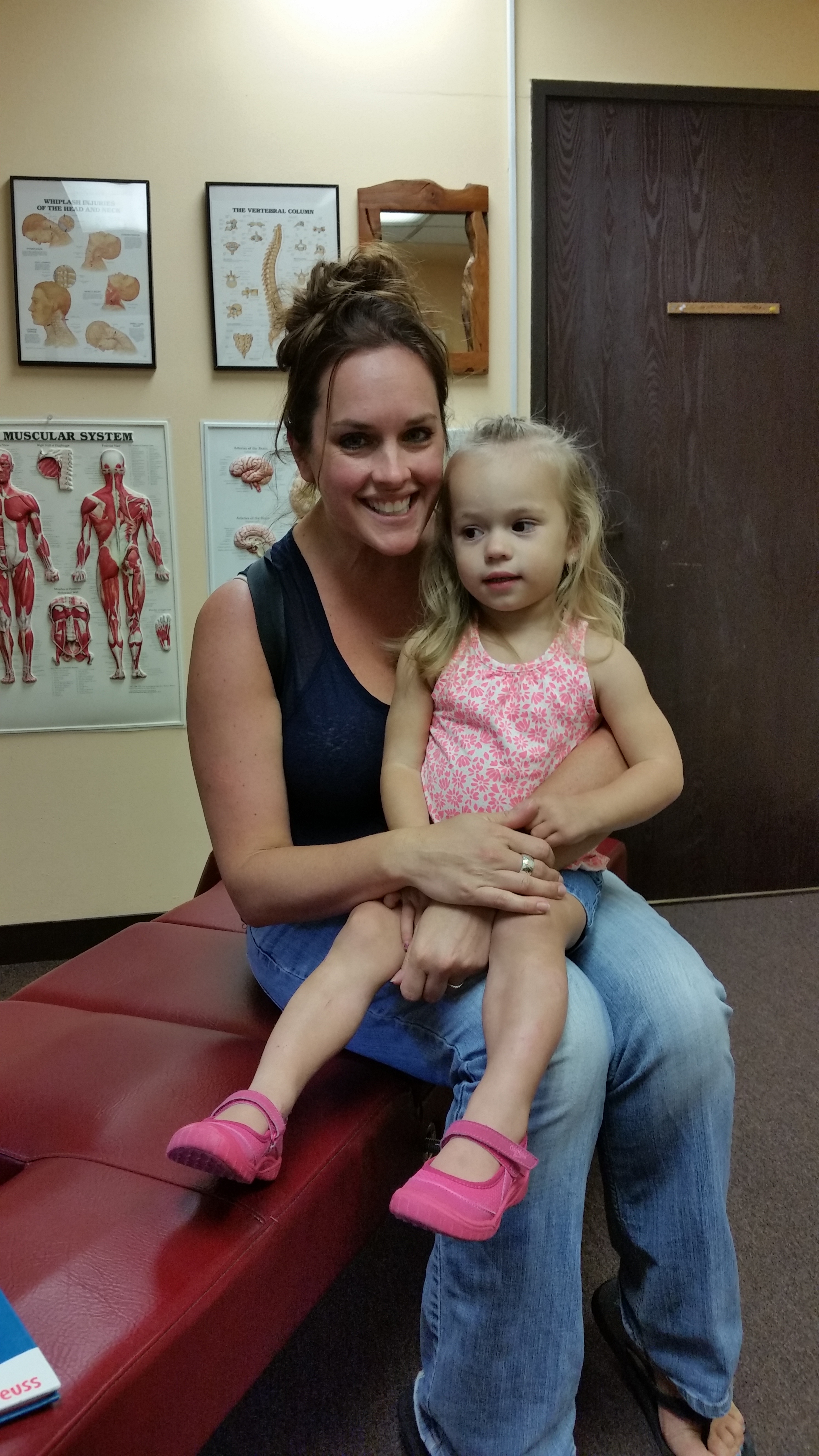 Marci Trump Testimonial. "I have been seeing Dr Kim for 7+ years for continued follow up after scoliosis surgery in my teens. Dr. Kim took excellent care of me during my pregnancy a few years ago. Due to my surgery, I was worried about my back and neck when I was pregnant and she kept me strong and pain free. I used to get debilitating headaches every couple of months and although I still get the occasional headache, the severity is much less and does not hinder me anymore. I am an Operating Room RN and on my feet all day so I am very thankful for Dr Kim."